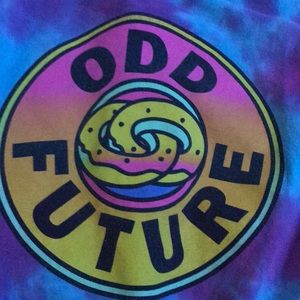 Odd Future Tie dye logo lock up T-shirt